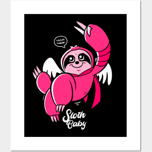 Sloth Baby Posters and Art